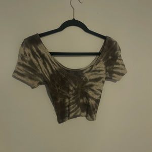 PACSUN GREY CROP TOP